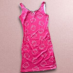 Hello Kitty x SHEIN Collab Pink Nightgown Dress